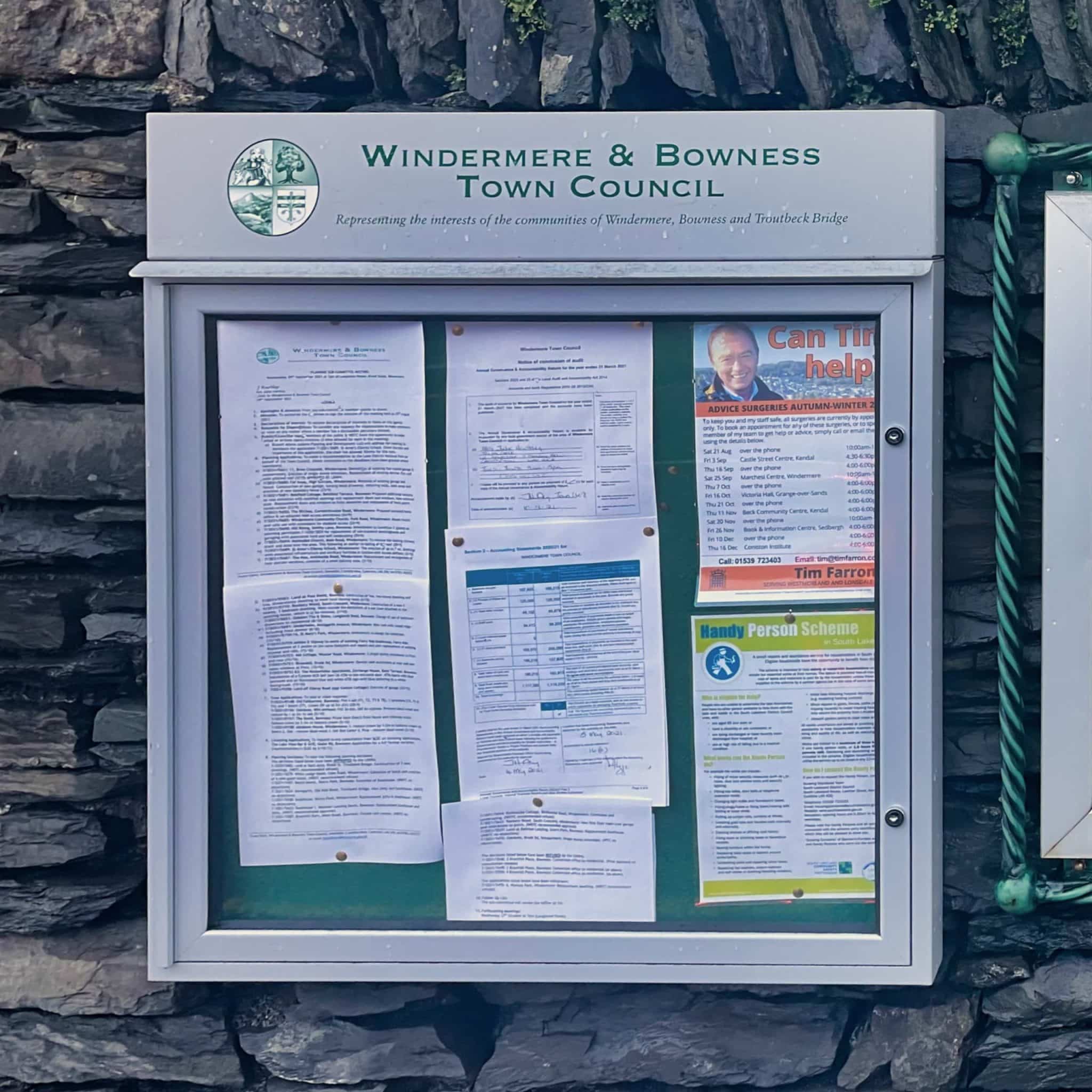 Wall Mounted Parish Notice Boards